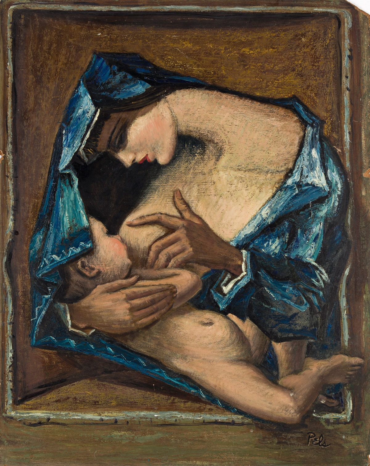 ALBERT PELS (1910-1998) Mother and Child.